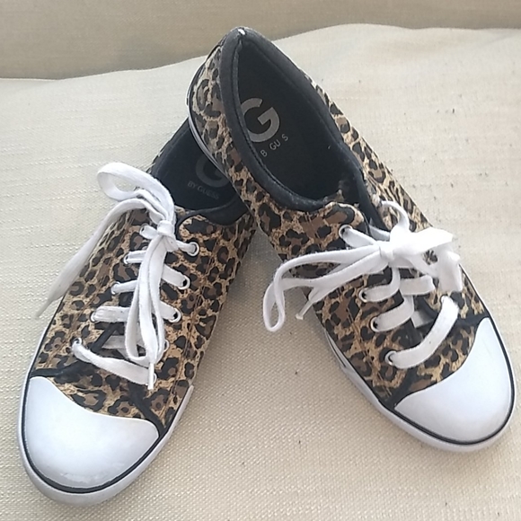 guess leopard sneakers
